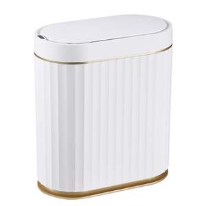 ELPHECO Bathroom Trash Can with Lid 2 Gallon Sensor Garbage Can, Automatic…