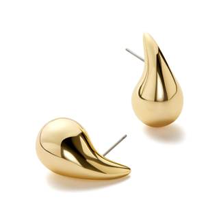 Ana Luisa Kiara Teardrop Earring - 14K Gold Plated Tear Drop Earrings Jewelry…