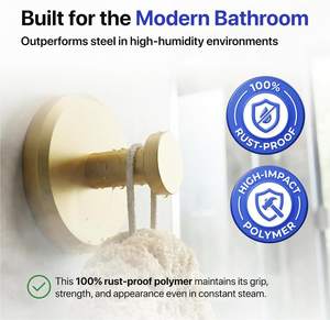 HOME SO Suction Cup Hooks for Shower &… — main image