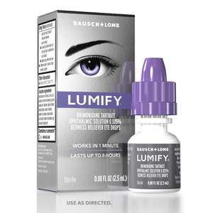 LUMIFY Redness Reliever Eye Drops, for Whiter & Brighter Looking…
