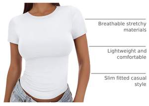 Trendy Queen Womens Fitted Short Sleeve Shirt… — main image