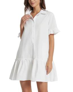 YEXPINE Women's 2026 Summer Casual Shirt… — Small / White